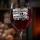 Kieliszek Do Wina Dla Kolarza Prezent Dla Mężczyzny: Więcej Kilometrów, Kieliszek Do Wina Dla Kolarza Prezent Dla Mężczyzny: Więcej Kilometrów,