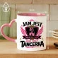Kubek Z Nadrukiem Dla Tancerki Prezent Dla Kobiety: Jam Jest Tancerka Kubek Z Nadrukiem Dla Tancerki Prezent Dla Kobiety: Jam Jest Tancerka