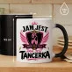 Kubek Z Nadrukiem Dla Tancerki Prezent Dla Kobiety: Jam Jest Tancerka Kubek Z Nadrukiem Dla Tancerki Prezent Dla Kobiety: Jam Jest Tancerka