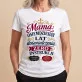 Koszulka Damska Biała Na 80 Urodziny Mamy Prezent Na 80 Urodziny Dla Kobiety: Ornamentalny Humor Mamy