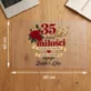 Podkładka Na Biurko 40x60cm Na 35 Rocznice Ślubu Prezent Na Walentynki Dla Pary: 35 Lat Jednej Miłości Podkładka Na Biurko 40x60cm Na 35 Rocznice Ślubu Prezent Na Walentynki Dla Pary: 35 Lat Jednej Miłości