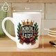 Kubek Z Nadrukiem Na Święta Prezent Dla Mężczyzny: Król Zimowego Luzu Kubek Z Nadrukiem Na Święta Prezent Dla Mężczyzny: Król Zimowego Luzu