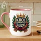 Kubek Z Nadrukiem Na Święta Prezent Dla Mężczyzny: Król Zimowego Luzu Kubek Z Nadrukiem Na Święta Prezent Dla Mężczyzny: Król Zimowego Luzu