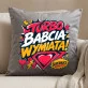 Poduszka Dekoracyjna Na Dzień Babci Prezent Dla Babci Kobiety: Turbo Babcia Wymiata! Poduszka Dekoracyjna Na Dzień Babci Prezent Dla Babci Kobiety: Turbo Babcia Wymiata!