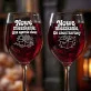 Dwa Kieliszki Do Wina Na Nowe Mieszkanie Prezent Dla Pary: Para W Nowym Mieszkaniu
