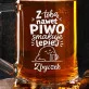 Kufel Personalizowany z Grawerem Na Pierwszą Rocznicę Związku Prezent Na Walentynki Dla Mężczyzny: Kompan Do Piwa