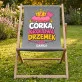 Leżak Z Nadrukiem Dla Córki Prezent Dla Kobiety: Córka, Królowa Drzemek Leżak Z Nadrukiem Dla Córki Prezent Dla Kobiety: Córka, Królowa Drzemek
