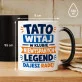 Kubek Z Nadrukiem Na Pierwszy Dzień Taty Prezent Dla Taty Mężczyzny: Tato Witaj W Klubie Kubek Z Nadrukiem Na Pierwszy Dzień Taty Prezent Dla Taty Mężczyzny: Tato Witaj W Klubie
