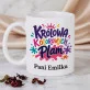 Zestaw Prezenowy z Kubkiem Na Dzień Nauczyciela W Przedszkolu Dla Nauczyciela Kobiety: Królowa Kolorowych Plam Zestaw Prezenowy z Kubkiem Na Dzień Nauczyciela W Przedszkolu Dla Nauczyciela Kobiety: Królowa Kolorowych Plam