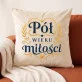Poduszka Dekoracyjna Na Złote Gody Prezent Dla Mężczyzny: Emblemat Półwiecza Poduszka Dekoracyjna Na Złote Gody Prezent Dla Mężczyzny: Emblemat Półwiecza