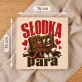 Czekolada Z Truskawkami Na Święta Prezent Dla Pary: Słodka Para Retro Czekolada Z Truskawkami Na Święta Prezent Dla Pary: Słodka Para Retro