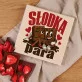Czekolada Z Truskawkami Na Święta Prezent Dla Pary: Słodka Para Retro Czekolada Z Truskawkami Na Święta Prezent Dla Pary: Słodka Para Retro