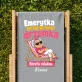 Leżak Z Nadrukiem Dla Emerytki Prezent Na Emeryturę Dla Kobiety: Emerytka Przy Pracy, Drzemka Leżak Z Nadrukiem Dla Emerytki Prezent Na Emeryturę Dla Kobiety: Emerytka Przy Pracy, Drzemka