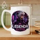 Kubek Z Nadrukiem Dla Starszej Pani Prezent Dla Kobiety: Neonowa Legenda Z Klasą Kubek Z Nadrukiem Dla Starszej Pani Prezent Dla Kobiety: Neonowa Legenda Z Klasą