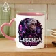 Kubek Z Nadrukiem Dla Starszej Pani Prezent Dla Kobiety: Neonowa Legenda Z Klasą Kubek Z Nadrukiem Dla Starszej Pani Prezent Dla Kobiety: Neonowa Legenda Z Klasą