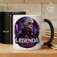 Kubek Z Nadrukiem Dla Starszej Pani Prezent Dla Kobiety: Neonowa Legenda Z Klasą Kubek Z Nadrukiem Dla Starszej Pani Prezent Dla Kobiety: Neonowa Legenda Z Klasą