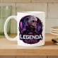 Kubek Z Nadrukiem Dla Starszej Pani Prezent Dla Kobiety: Neonowa Legenda Z Klasą Kubek Z Nadrukiem Dla Starszej Pani Prezent Dla Kobiety: Neonowa Legenda Z Klasą