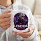 Kubek Z Nadrukiem Dla Starszej Pani Prezent Dla Kobiety: Neonowa Legenda Z Klasą Kubek Z Nadrukiem Dla Starszej Pani Prezent Dla Kobiety: Neonowa Legenda Z Klasą