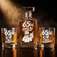 Zestaw Do Whisky Na 65 Urodziny Prezent Dla Mężczyzny: 65 Lat, Dalej Lej