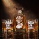Zestaw Do Whisky Na 65 Urodziny Prezent Dla Mężczyzny: 65 Lat, Dalej Lej