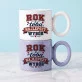 Kubek Z Okrągłym Uchem Na Pierwszą Rocznicę Ślubu Prezent Na Walentynki Dla Kobiety: Zabawna Typografia Kubek Z Okrągłym Uchem Na Pierwszą Rocznicę Ślubu Prezent Na Walentynki Dla Kobiety: Zabawna Typografia