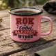 Kubek Emaliowany Na Pierwszą Rocznicę Ślubu Prezent Na Walentynki Dla Kobiety: Zabawna Typografia Kubek Emaliowany Na Pierwszą Rocznicę Ślubu Prezent Na Walentynki Dla Kobiety: Zabawna Typografia