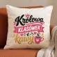 Poduszka Dekoracyjna Dla Nauczycielki Prezent Na Dzień Nauczyciela Dla Kobiety: Kawowa Królowa Klasy
