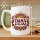 Kubek Z Nadrukiem Dla Starszej Kobiety Prezent Dla Kobiety: Dama Z Klasą Kubek Z Nadrukiem Dla Starszej Kobiety Prezent Dla Kobiety: Dama Z Klasą