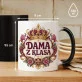 Kubek Z Nadrukiem Dla Starszej Kobiety Prezent Dla Kobiety: Dama Z Klasą Kubek Z Nadrukiem Dla Starszej Kobiety Prezent Dla Kobiety: Dama Z Klasą