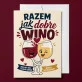 Kartka z Życzeniami Na Rocznicę Na Walentynki Dla Pary: Para Z Humorem Kartka z Życzeniami Na Rocznicę Na Walentynki Dla Pary: Para Z Humorem