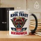 Kubek Z Nadrukiem Dla Kierowcy Prezent Dla Mężczyzny: Jak Jest Król Trasy Kubek Z Nadrukiem Dla Kierowcy Prezent Dla Mężczyzny: Jak Jest Król Trasy