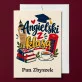 Kartka Personalizowana Dla Nauczyciela Angielskiego Prezent Dla Mężczyzny: Angielski Z Klasą Kartka Personalizowana Dla Nauczyciela Angielskiego Prezent Dla Mężczyzny: Angielski Z Klasą