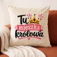 Poduszka Dekoracyjna Na Nowy Dom Prezent Dla Kobiety: Domowa Królowa Poduszka Dekoracyjna Na Nowy Dom Prezent Dla Kobiety: Domowa Królowa