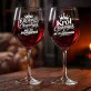Dwa Kieliszki Do Wina Dla Chrzestnych Prezent Dla Pary: Król I Królowa Chrzestnych Dwa Kieliszki Do Wina Dla Chrzestnych Prezent Dla Pary: Król I Królowa Chrzestnych