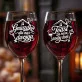 Dwa Kieliszki Do Wina Na Nowy Dom Prezent Dla Pary: Nowy Dom Duo Dwa Kieliszki Do Wina Na Nowy Dom Prezent Dla Pary: Nowy Dom Duo