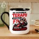 Kubek Z Nadrukiem Dla Fana F1 Prezent Dla Mężczyzny: F1 Zamiast Terapii Kubek Z Nadrukiem Dla Fana F1 Prezent Dla Mężczyzny: F1 Zamiast Terapii