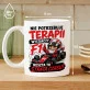 Kubek Z Nadrukiem Dla Fana F1 Prezent Dla Mężczyzny: F1 Zamiast Terapii Kubek Z Nadrukiem Dla Fana F1 Prezent Dla Mężczyzny: F1 Zamiast Terapii