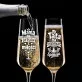 Dwa Kieliszki Do Szampana Dla Rodziców Prezent Dla Pary: Rodzicielski Toast