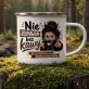 Kubek Emaliowany Na Święta Prezent Dla Kobiety: Kawowy Humor Poranny Kubek Emaliowany Na Święta Prezent Dla Kobiety: Kawowy Humor Poranny