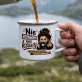 Kubek Emaliowany Na Święta Prezent Dla Kobiety: Kawowy Humor Poranny Kubek Emaliowany Na Święta Prezent Dla Kobiety: Kawowy Humor Poranny