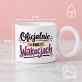 Kubek Z Okrągłym Uchem Na Zakończenie Roku Prezent Dla Kobiety: Letni Luz Typograficzny