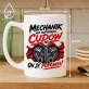 Kubek Z Nadrukiem Dla Mechanika Prezent Dla Mężczyzny: Mechanik Poprawia Cuda Kubek Z Nadrukiem Dla Mechanika Prezent Dla Mężczyzny: Mechanik Poprawia Cuda