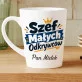 Kubek Personalizowany Na Dzień Nauczyciela Przedszkole Prezent Dla Nauczyciela Mężczyzny: Szef Małych Odkrywców Kubek Personalizowany Na Dzień Nauczyciela Przedszkole Prezent Dla Nauczyciela Mężczyzny: Szef Małych Odkrywców