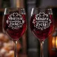 Dwa Kieliszki Do Wina Na 55 Rocznicę Ślubu Prezent Na Walentynki Dla Pary: Mistrzowie Wspólnego Życia Dwa Kieliszki Do Wina Na 55 Rocznicę Ślubu Prezent Na Walentynki Dla Pary: Mistrzowie Wspólnego Życia