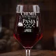 Mega Kieliszek Do Wina z Grawerem Dla Chemika Prezent Dla Mężczyzny: Chemia To Pasja Mega Kieliszek Do Wina z Grawerem Dla Chemika Prezent Dla Mężczyzny: Chemia To Pasja
