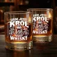 Szklanka Do Whisky Na Wigilię Prezent Dla Mężczyzny: Jam Jest Król Whisky Szklanka Do Whisky Na Wigilię Prezent Dla Mężczyzny: Jam Jest Król Whisky