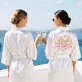 Szlafrok Satynowy Dla Druhny Prezent Dla Kobiety: Bride`S Team Szlafrok Satynowy Dla Druhny Prezent Dla Kobiety: Bride`S Team
