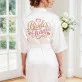 Szlafrok Satynowy Dla Druhny Prezent Dla Kobiety: Bride`S Team Szlafrok Satynowy Dla Druhny Prezent Dla Kobiety: Bride`S Team