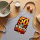 Fartuch Na 50 Urodziny Prezent Dla Mężczyzny: 50 Lat Na Wolnym Ogniu
