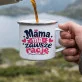 Kubek Emaliowany Na Dzień Mamy Prezent Dla Mamy Kobiety: Mama Z Humorem Kubek Emaliowany Na Dzień Mamy Prezent Dla Mamy Kobiety: Mama Z Humorem